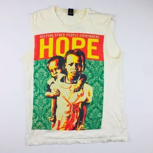 OBEY Streetwear Hope Full Graphic Cut Off Shirt